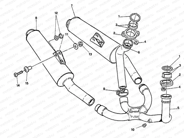 EXHAUST SYSTEM SUPERLIGHT » EXHAUST SYSTEM