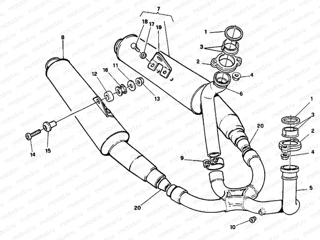 EXHAUST SYSTEM SUPERSPORT » EXHAUST SYSTEM