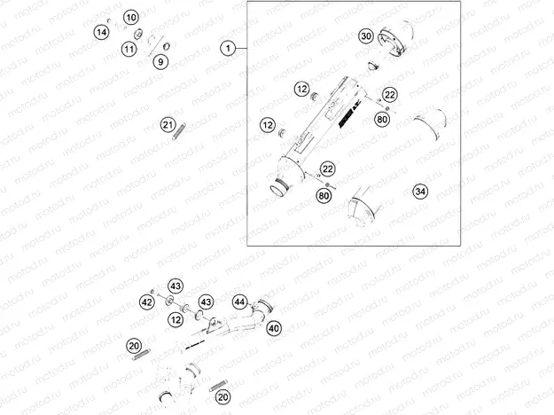 EXHAUST SYSTEM|Frame|05
