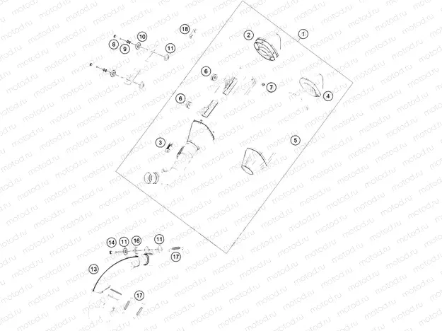 EXHAUST SYSTEM|Frame|05