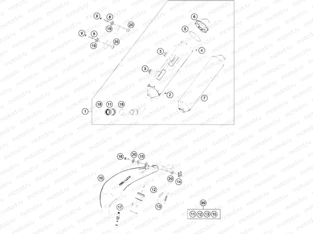 EXHAUST SYSTEM|Frame|05