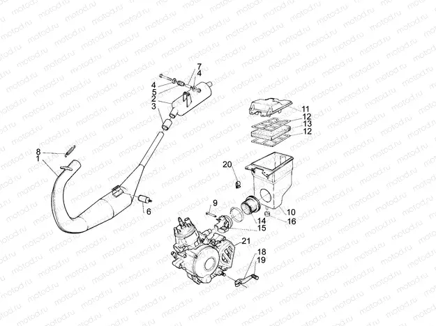 Exhaust unit