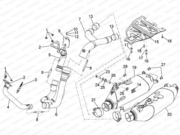 Exhaust unit