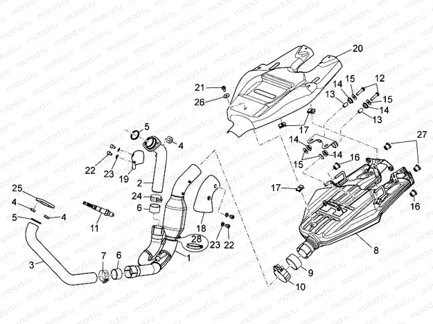 Exhaust unit