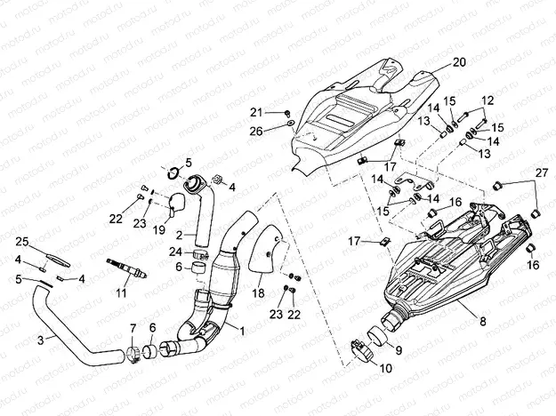 Exhaust unit