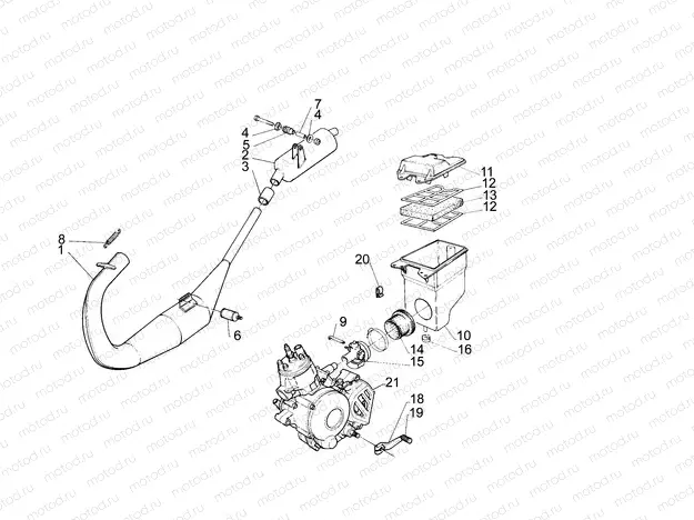 Exhaust unit