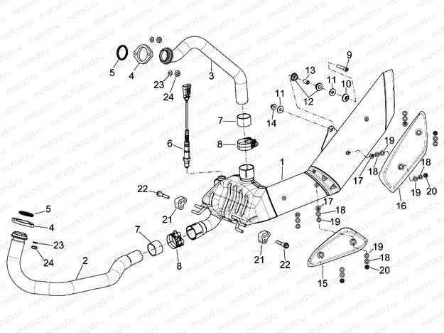Exhaust unit