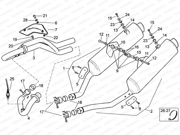 Exhaust unit