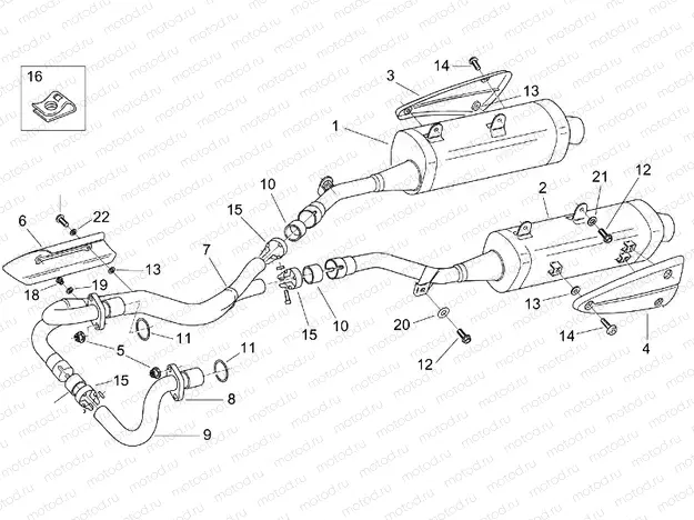 Exhaust unit