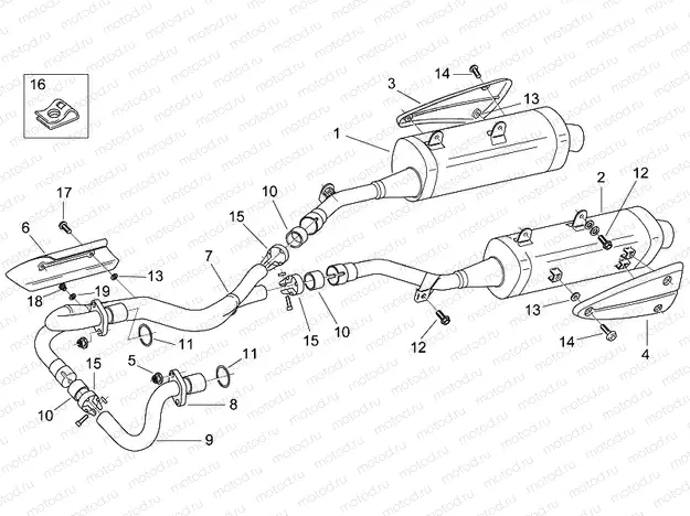 Exhaust unit