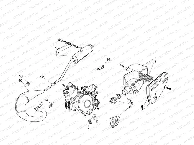 Exhaust unit