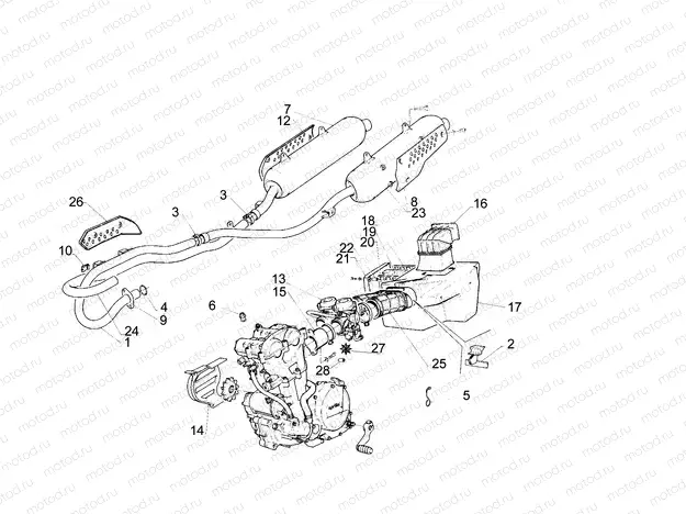 Exhaust unit