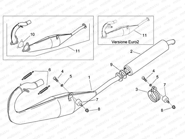 Exhaust unit