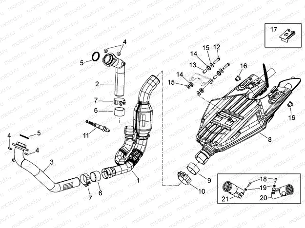 Exhaust unit