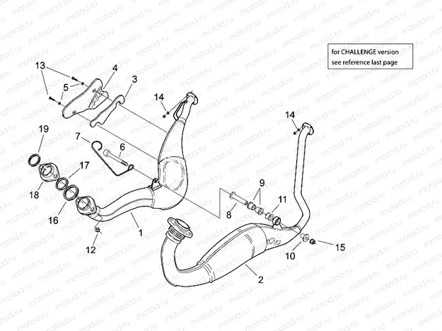 Exhaust unit I