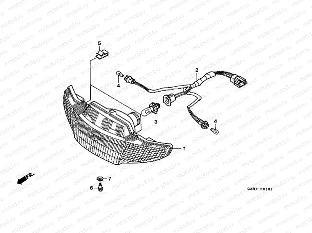 F-1-1 FRONT COMBINATION LAMP
