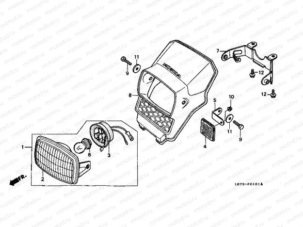 F-1-1 HEADLAMP (B / H / SD)