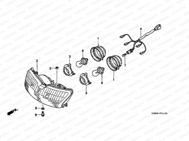 F-1-1 HEADLAMP (IT)
