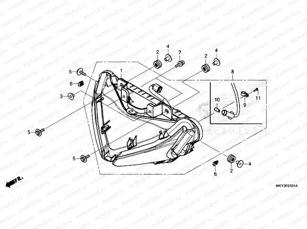 F-1-1 HEADLIGHT