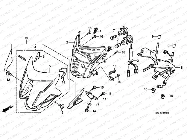 F-1-2 HEADLAMP (FS1254 / 5/6/8)
