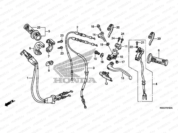 F-1 HANDLE LEVER / SWITCH / CABLE