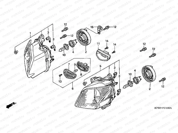 F-1 HEADLAMP (NSS2501 / NSS250A)