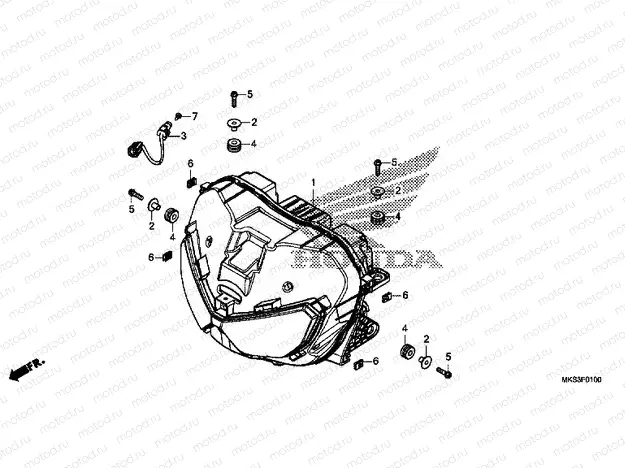 F-1 HEADLIGHT