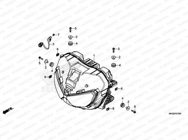 F-1 HEADLIGHT