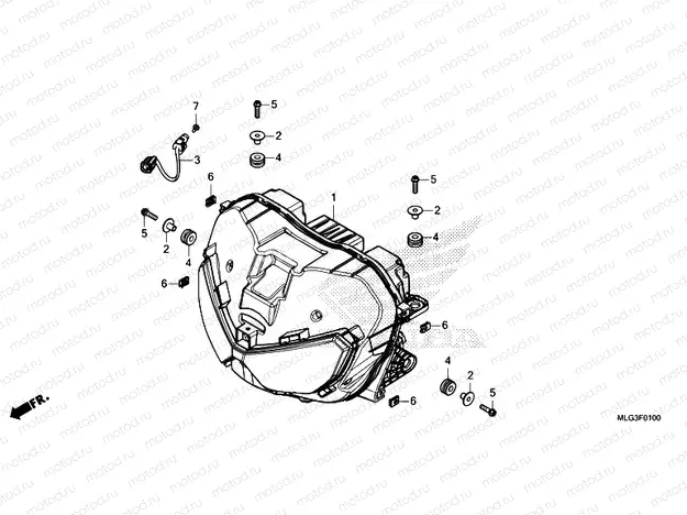 F-1 HEADLIGHT