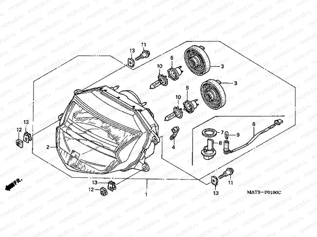 F-1 HEADLIGHT