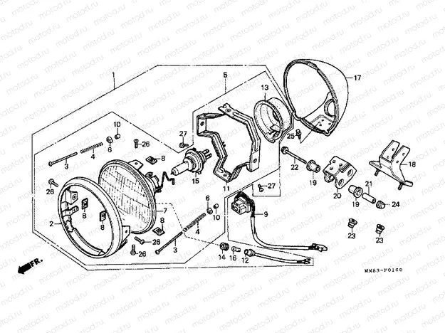 F-1 HEADLIGHT