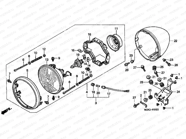 F-1 HEADLIGHT