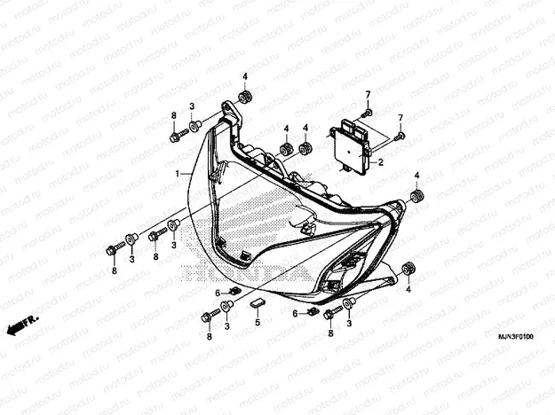 F-1 HEADLIGHT