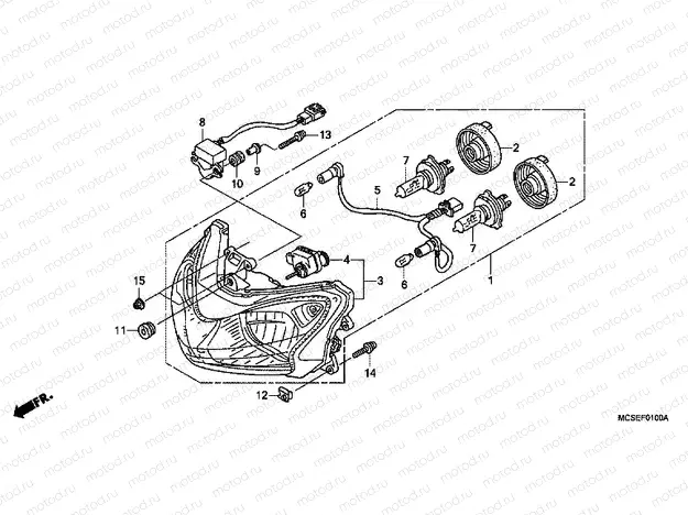 F-1 HEADLIGHT