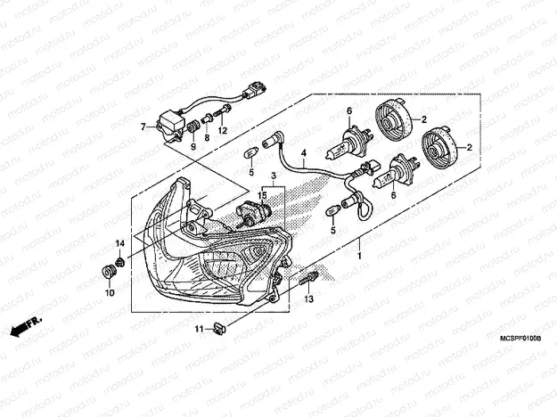 F-1 HEADLIGHT
