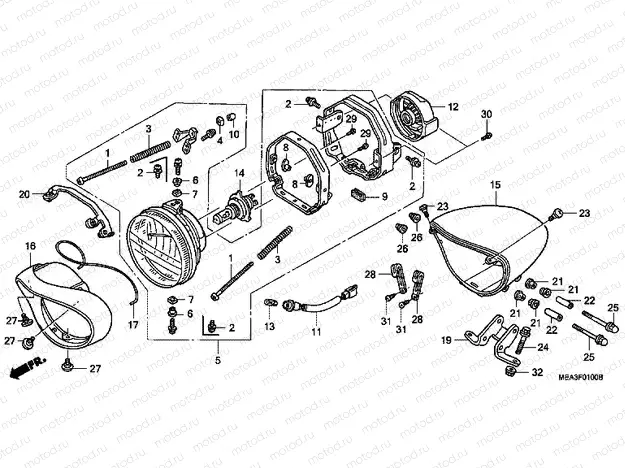 F-1 HEADLIGHT