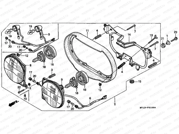 F-1 HEADLIGHT