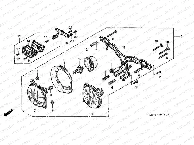 F-1 HEADLIGHT
