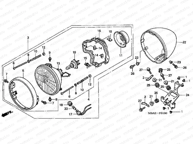 F-1 HEADLIGHT