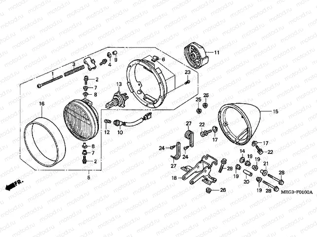 F-1 HEADLIGHT