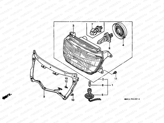 F-1 HEADLIGHT
