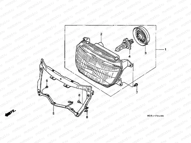 F-1 HEADLIGHT