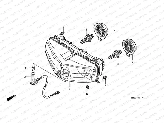 F-1 HEADLIGHT