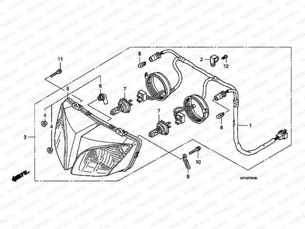 F-1 HEADLIGHT