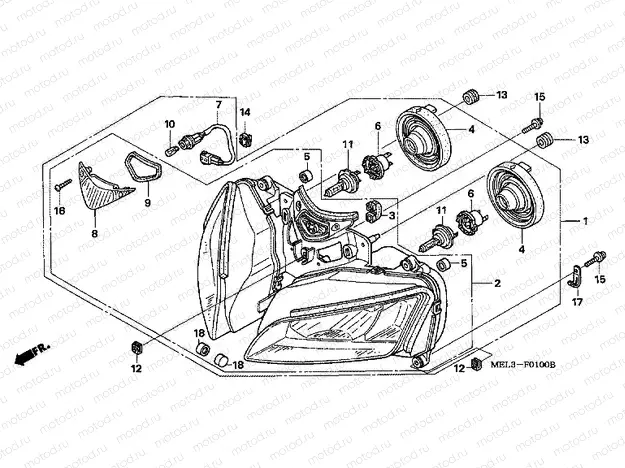 F-1 HEADLIGHT