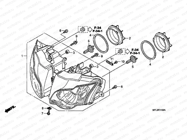 F-1 HEADLIGHT