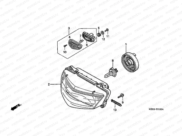 F-1 HEADLIGHT
