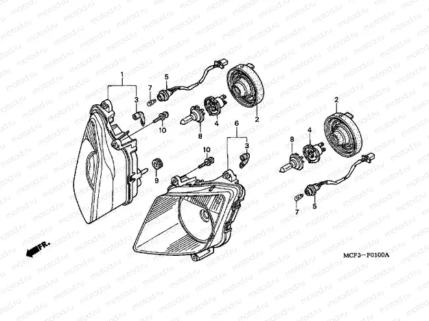 F-1 HEADLIGHT