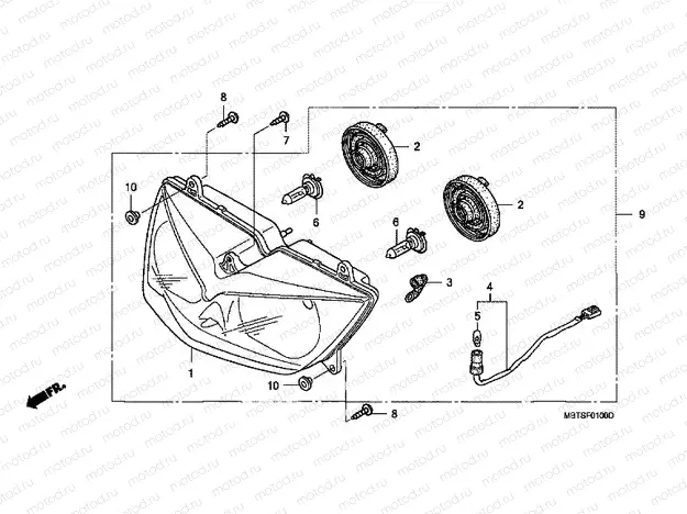 F-1 HEADLIGHT