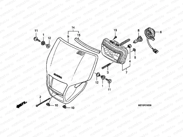 F-1 HEADLIGHT